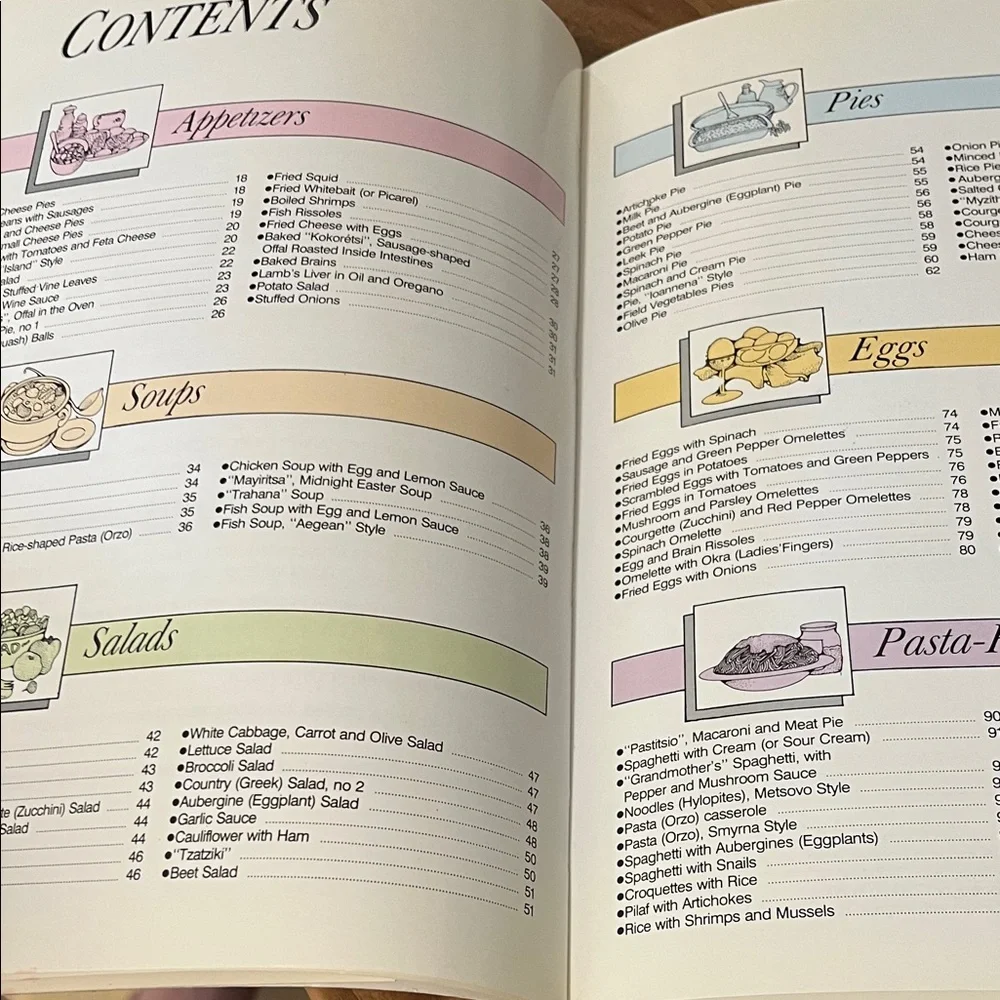 Greek Cooking Recipe Book